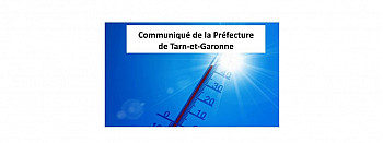 Le département du Tarn et Garonne est placé par Météo France en vigilance rouge canicule extrême à compter de mercredi 12h00.  @Prefet_82