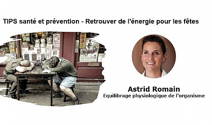 📣TIPS santé et prévention 📢 Retrouver de l'énergie pour les fêtes