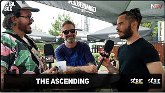 TV Locale Nantes -  groupe Metal/Rock  'The Ascending' rencontré au Hellfest 2023